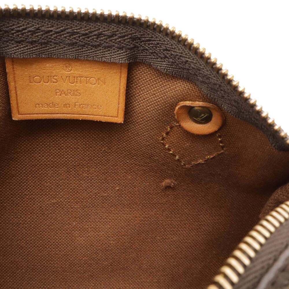 LOUIS VUITTON Brown Monogram Mini Speedy Shoulder Bag - Picture 9 of 10